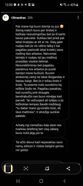 Situacija: su vienu vaikinu susidūrusios merginos prabilo apie traumuojančias seksualines patirtis.