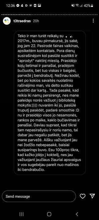 Situacija: su vienu vaikinu susidūrusios merginos prabilo apie traumuojančias seksualines patirtis.