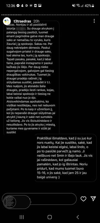 Situacija: su vienu vaikinu susidūrusios merginos prabilo apie traumuojančias seksualines patirtis.