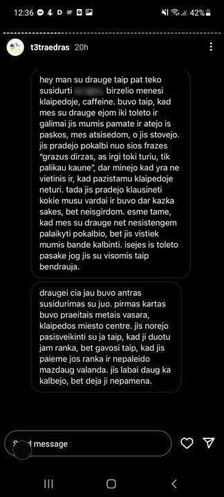 Situacija: su vienu vaikinu susidūrusios merginos prabilo apie traumuojančias seksualines patirtis.