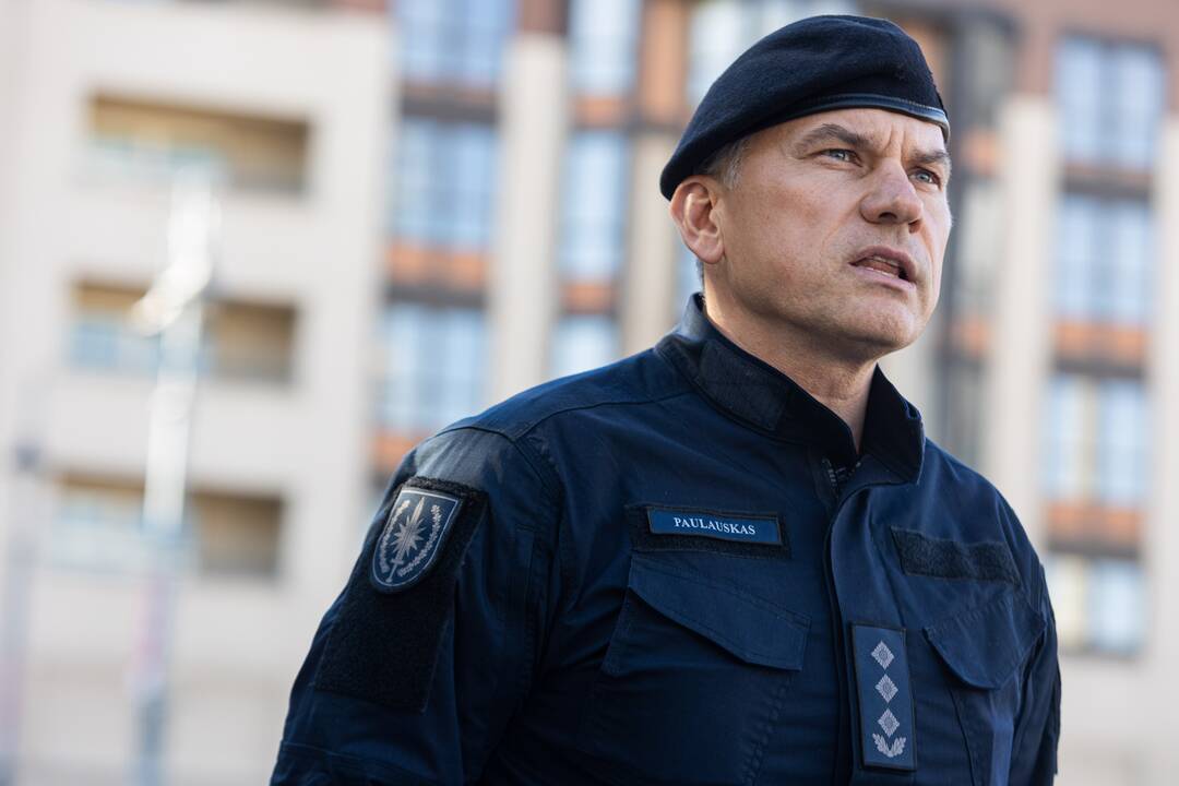 VST pareigūnų protestas