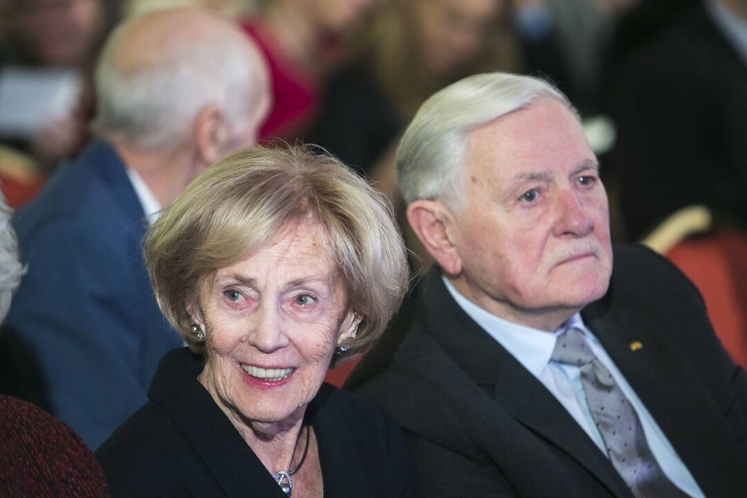 Alma Adamkienė ir Valdas Adamkus