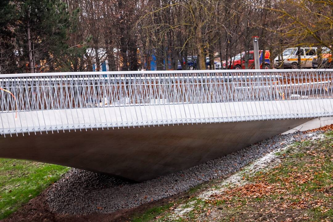Užsitęs: Miesto sodelyje danga bus klojama, kol leis orai, o kitąmet šią erdvę atvers žmonėms.