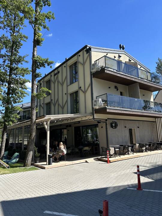 Oazė: modernus ir jaukus pajūrio kvartalas įsikūręs miško pašonėje.