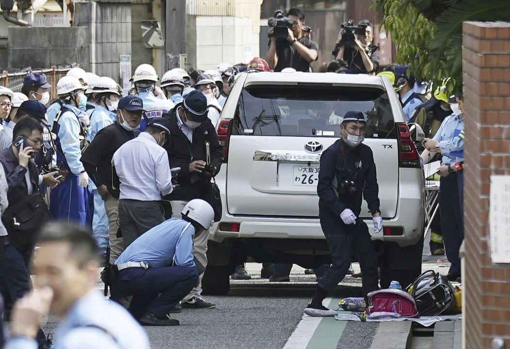 Japonijoje sužeisti septyni vaikai: įtariama, kad vairuotojas į juos įvažiavo tyčia