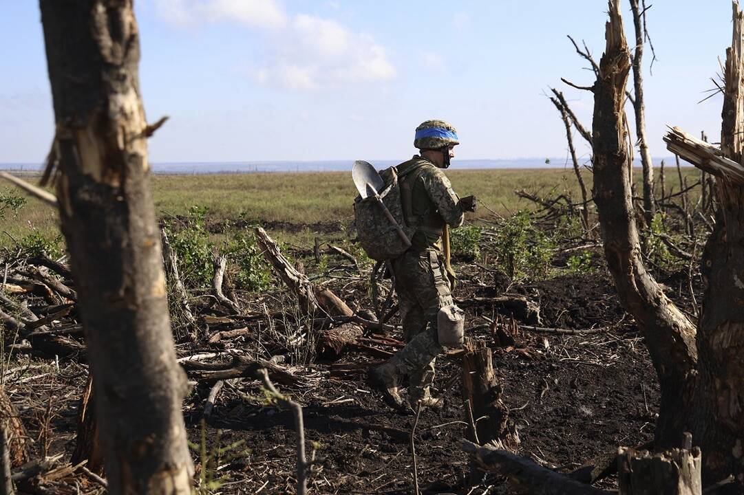 Ukrainos kariai skelbia išlaisvinę Kliščijivką rytinėje Donecko srityje