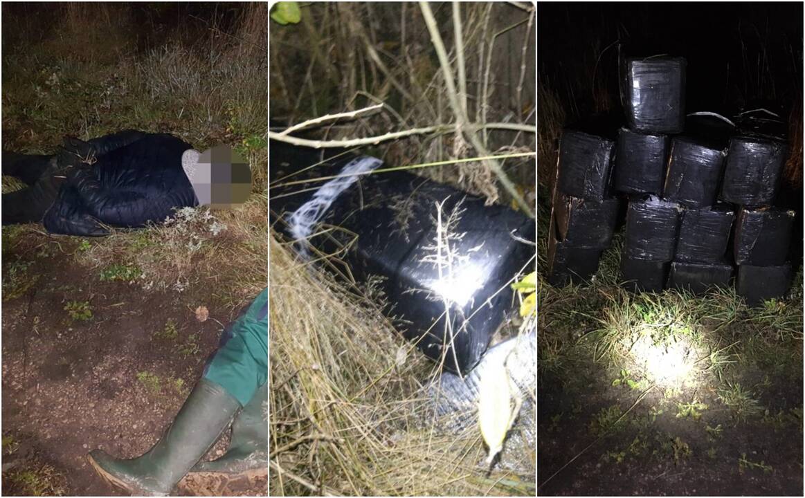 Sučiupti trys kontrabandininkai: cigarečių krovinį maskavo žolėmis