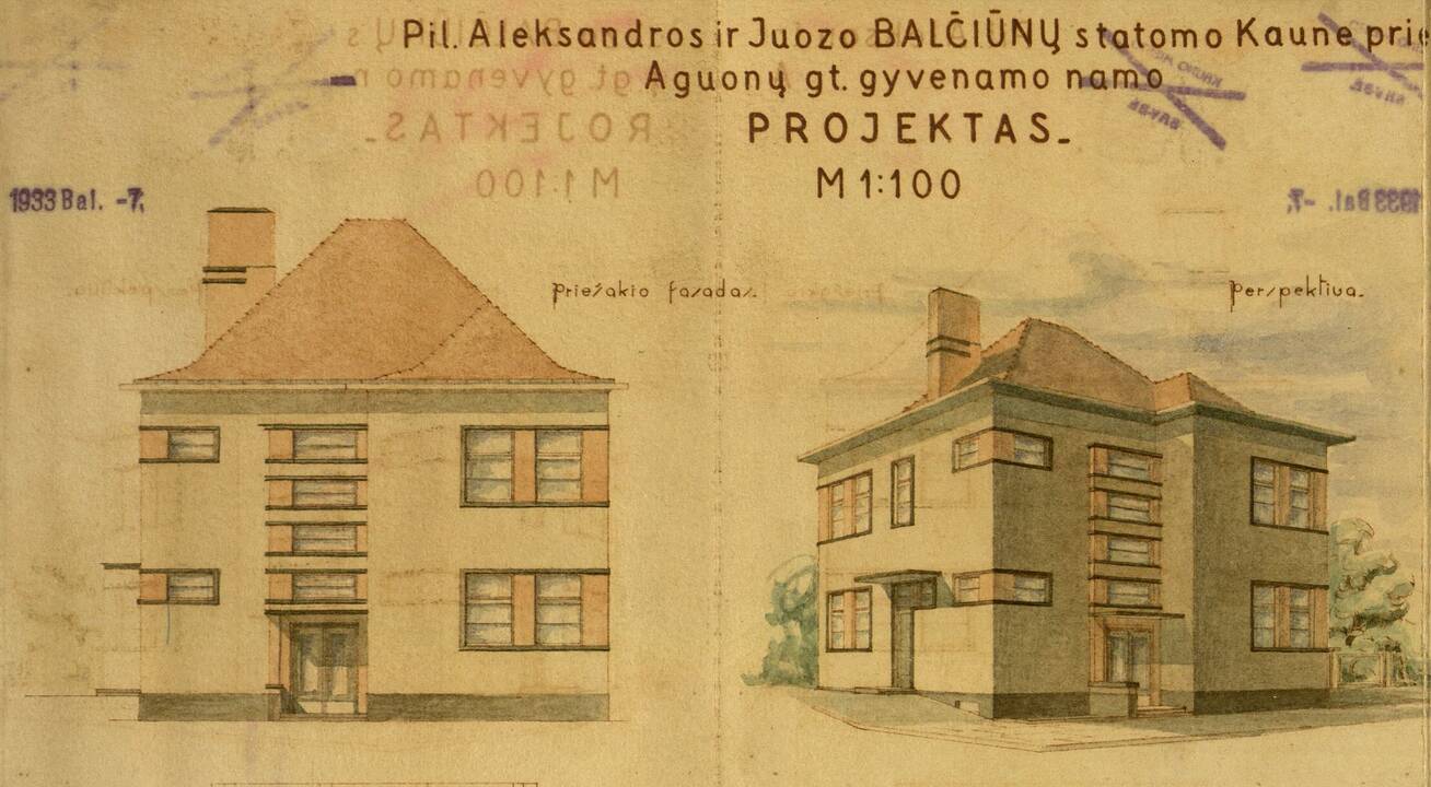 Jausmai: būsimasis rašytojas su žmona Aleksandra Radzevičiūte 1925 m.