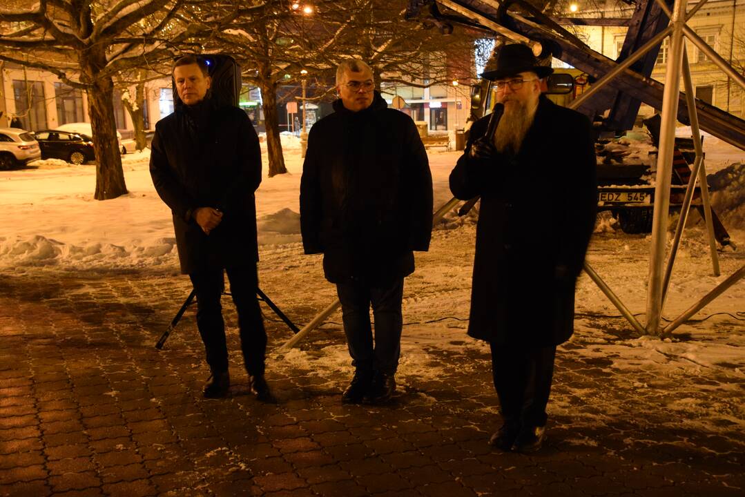 Menoros įžiebimas Klaipėdoje 2023