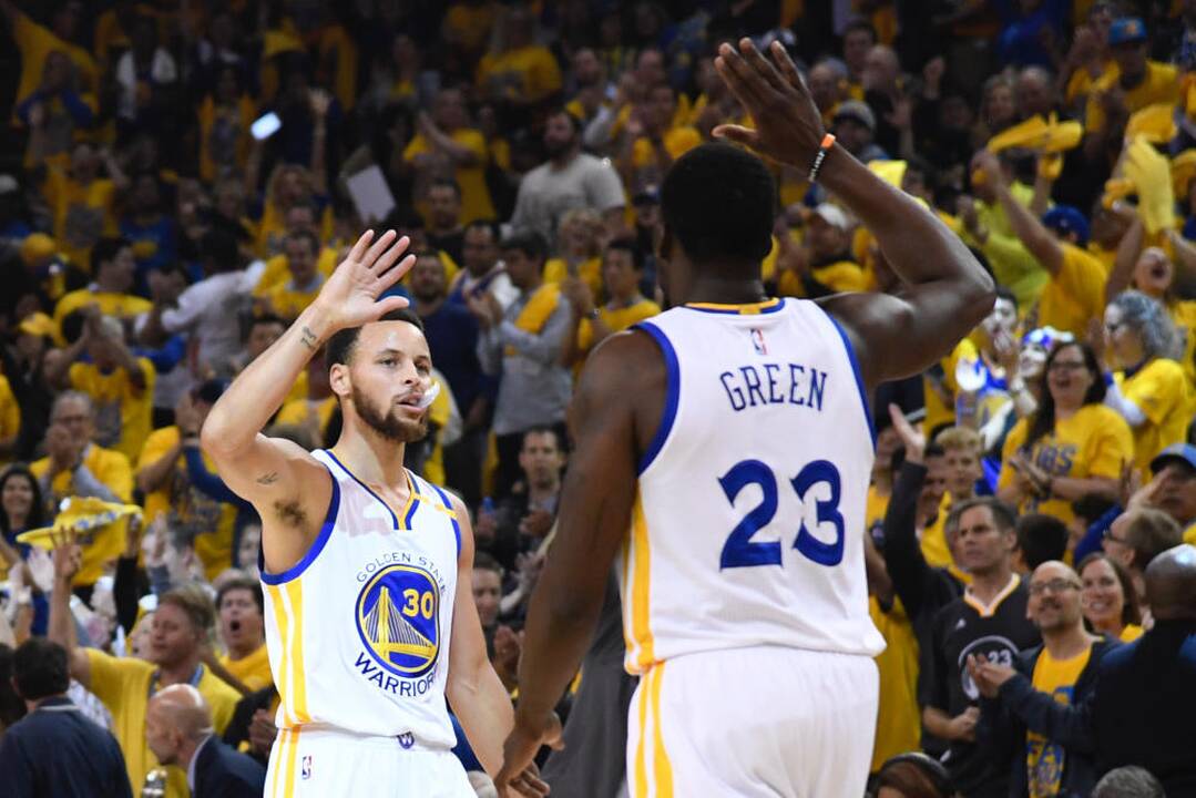 S. Curry ir D. Greenas: „Warriors“ yra pajėgūs nukeliauti iki NBA finalo