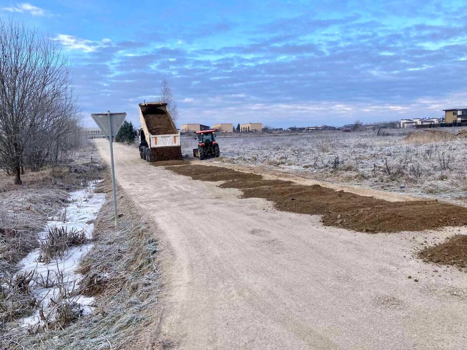Užliedžių žvyrkeliai – lygesni