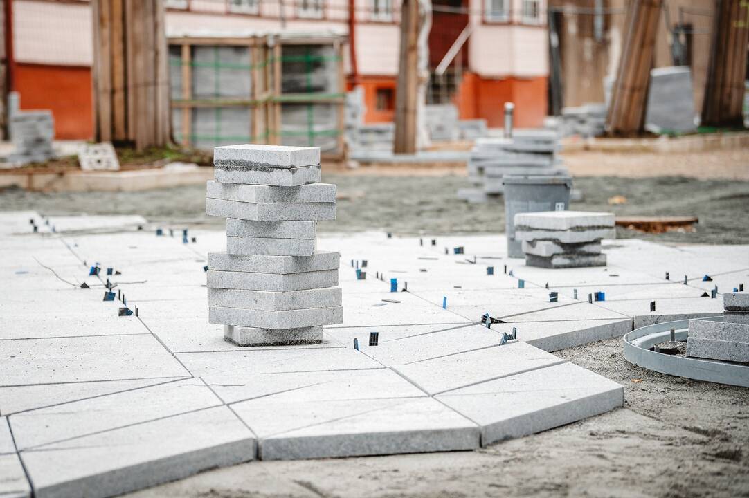 Kauno šaligatvių tvarkymo darbai