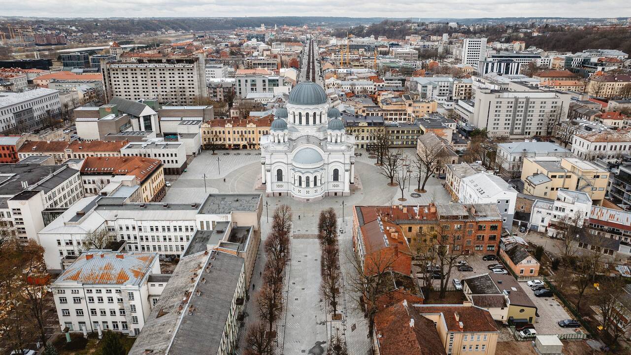 Kauno šaligatvių tvarkymo darbai