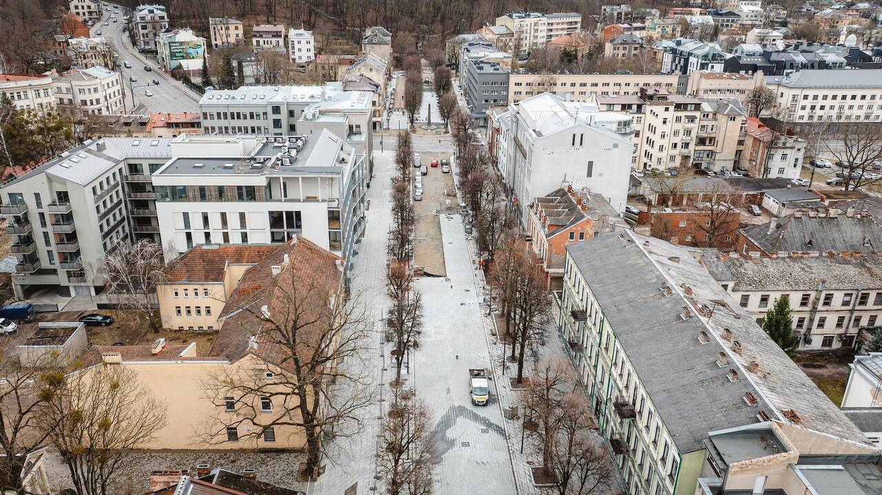 Kauno šaligatvių tvarkymo darbai