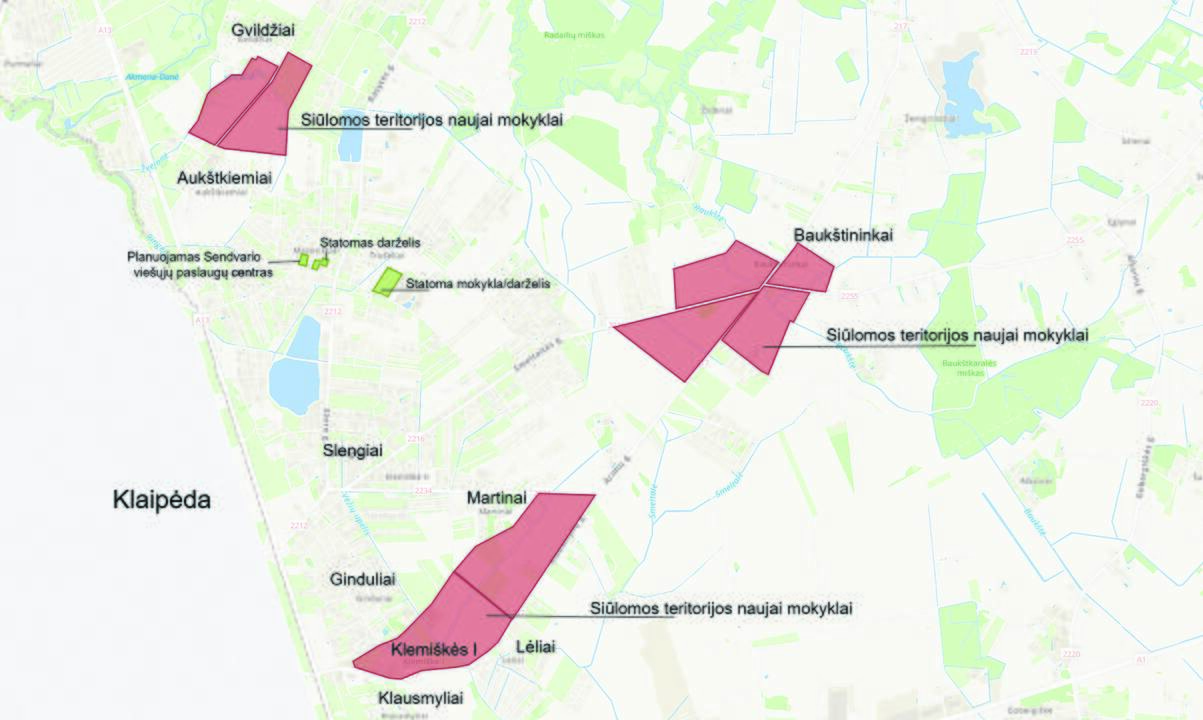 Kviečia Sendvario seniūnijos gyventojus išreikšti nuomonę dėl vietos naujos mokyklos statybai