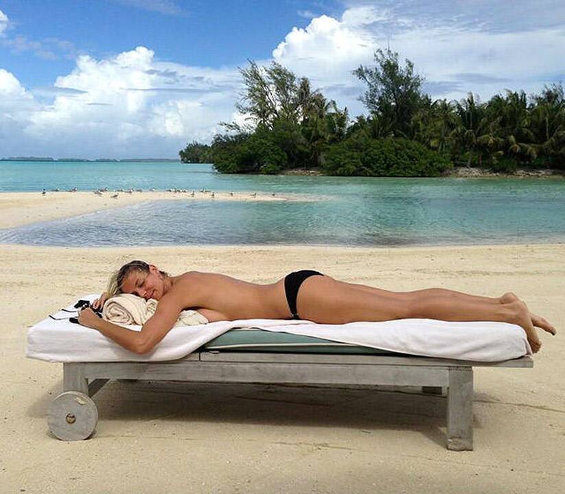 Heidi Klum atostogauja
