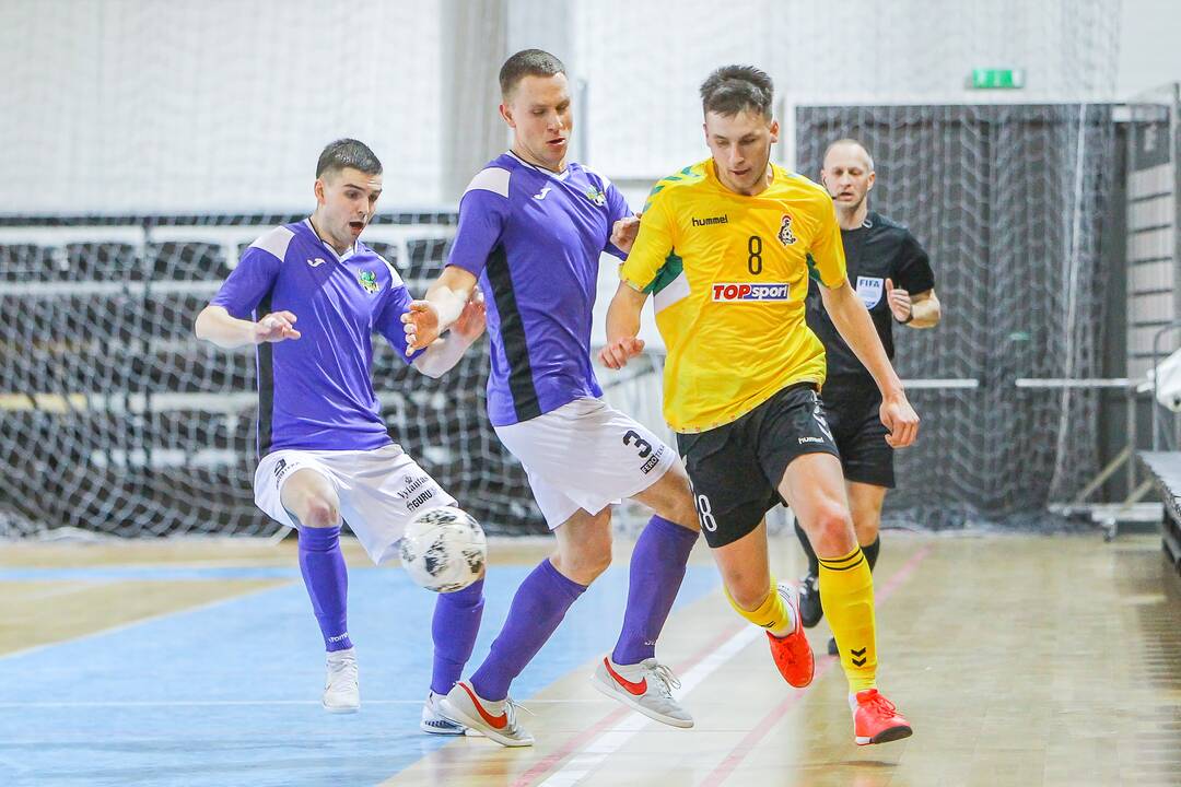 Futsalo A lyga: „Žalgiris“ – „Vikingai“ 6:4