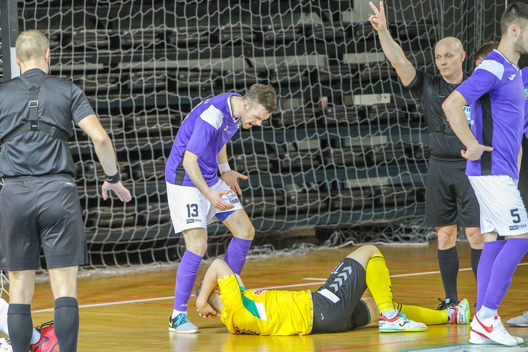 Futsalo A lyga: „Žalgiris“ – „Vikingai“ 6:4