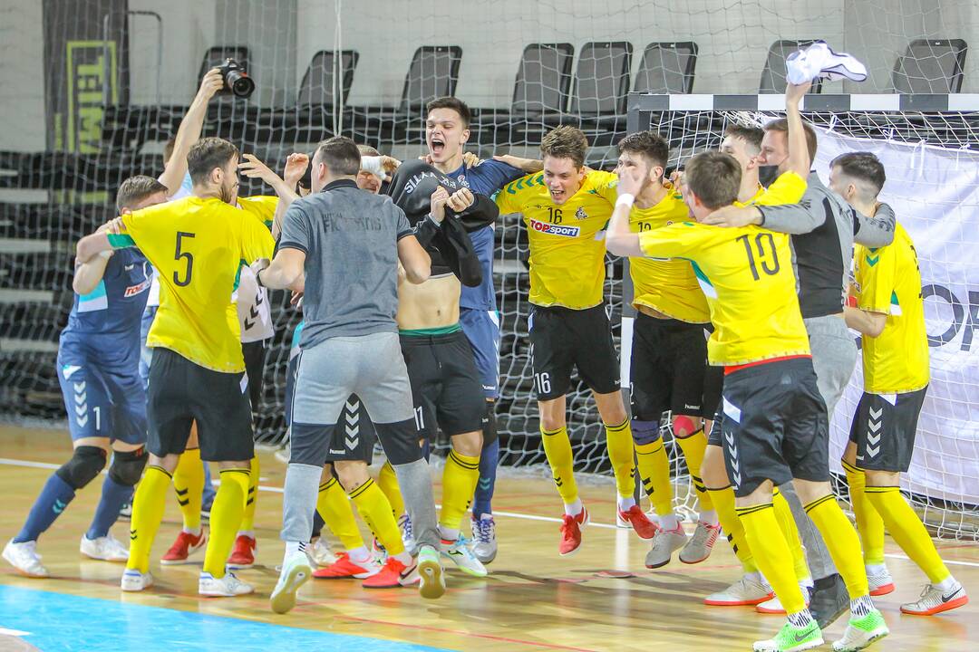 Futsalo A lyga: „Žalgiris“ – „Vikingai“ 6:4