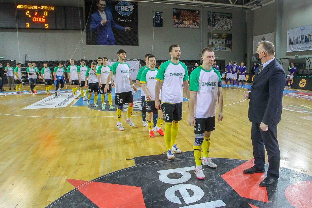 Futsalo A lyga: „Žalgiris“ – „Vikingai“ 6:4