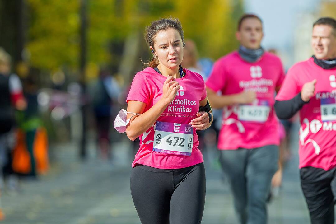 Rožinio kaspino bėgimas „Pink Run su BENU 2021“