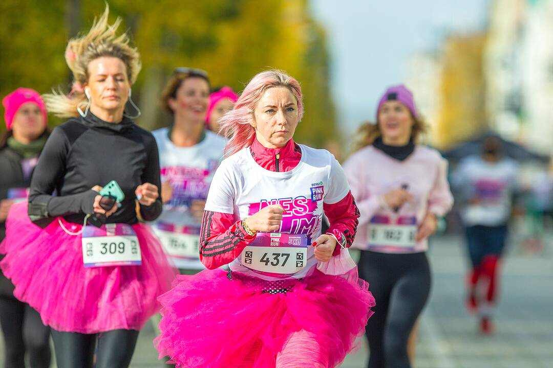Rožinio kaspino bėgimas „Pink Run su BENU 2021“