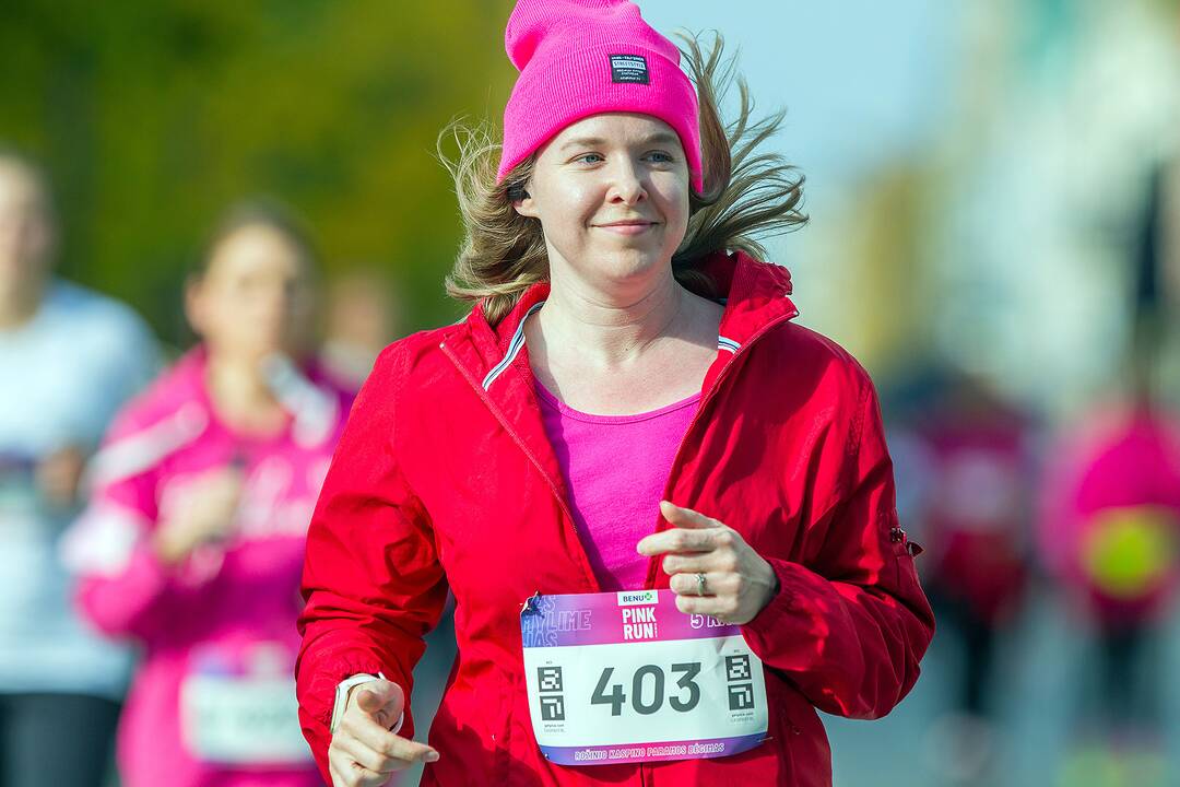 Rožinio kaspino bėgimas „Pink Run su BENU 2021“