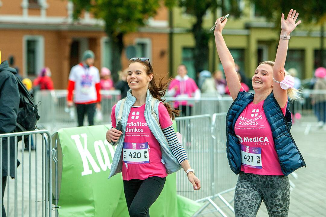 Rožinio kaspino bėgimas „Pink Run su BENU 2021“