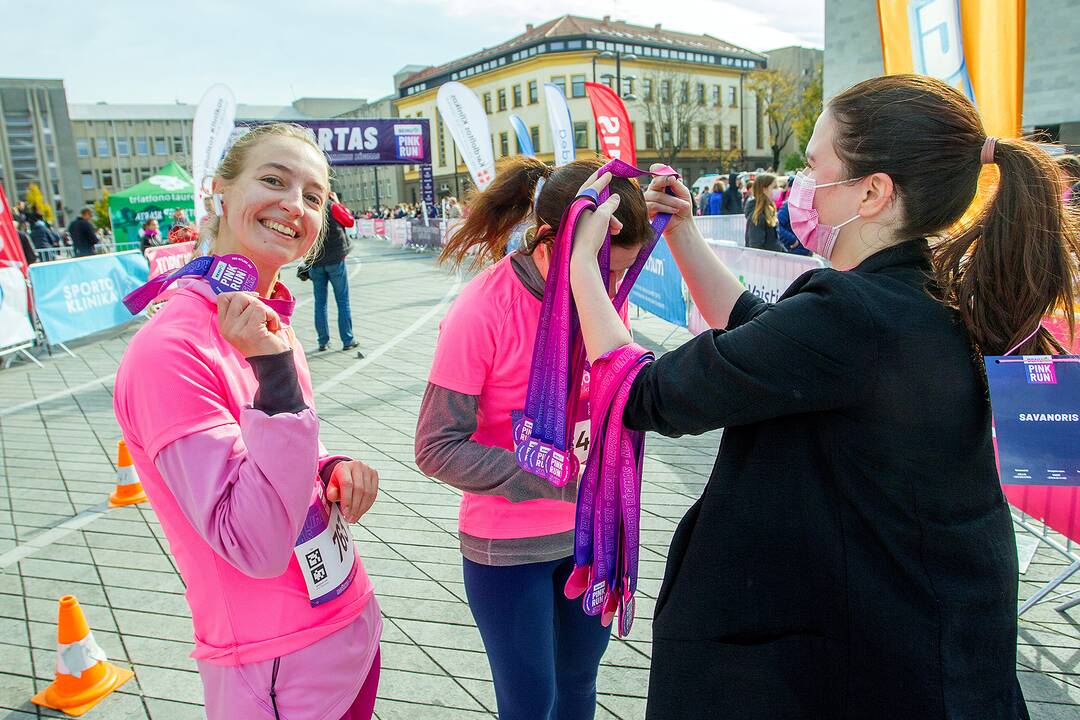 Rožinio kaspino bėgimas „Pink Run su BENU 2021“