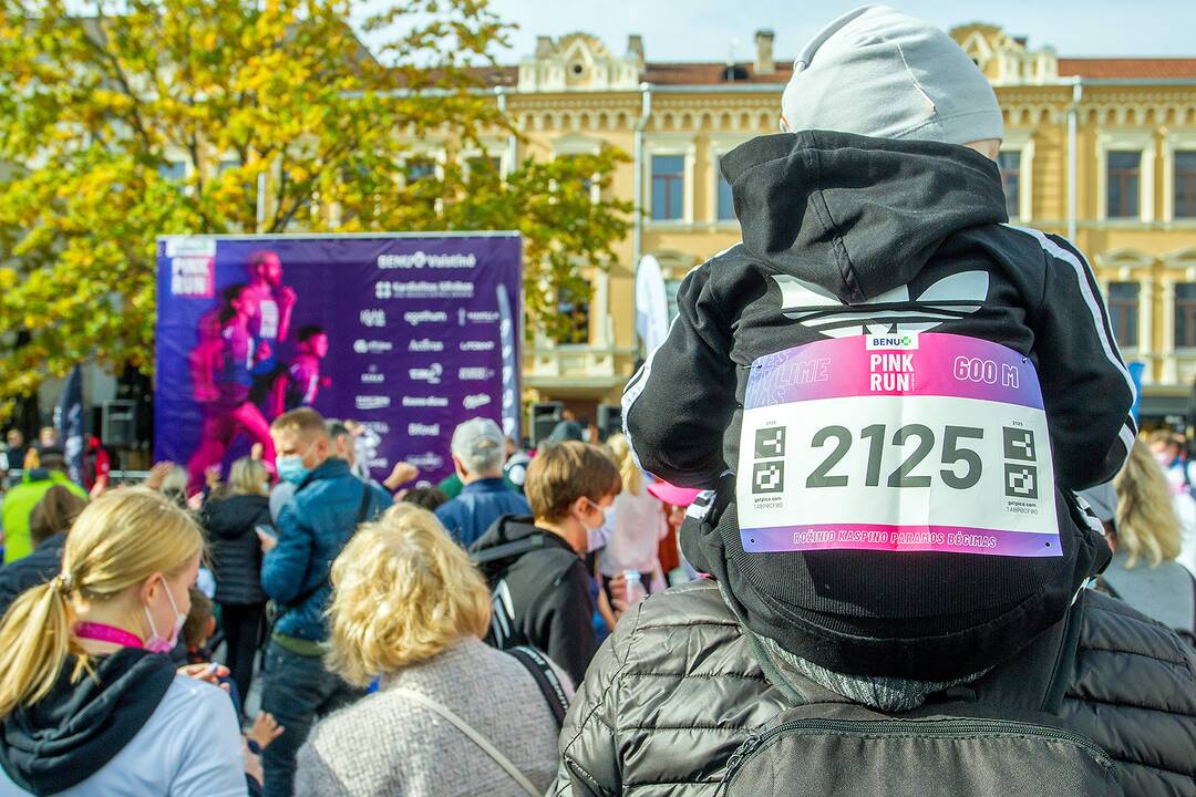 Rožinio kaspino bėgimas „Pink Run su BENU 2021“