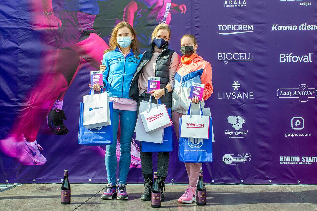Rožinio kaspino bėgimas „Pink Run su BENU 2021“