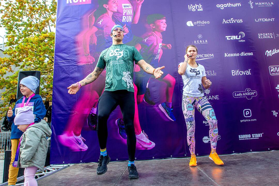 Rožinio kaspino bėgimas „Pink Run su BENU 2021“