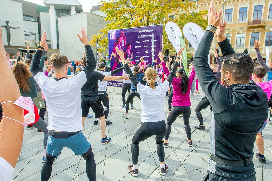Rožinio kaspino bėgimas „Pink Run su BENU 2021“