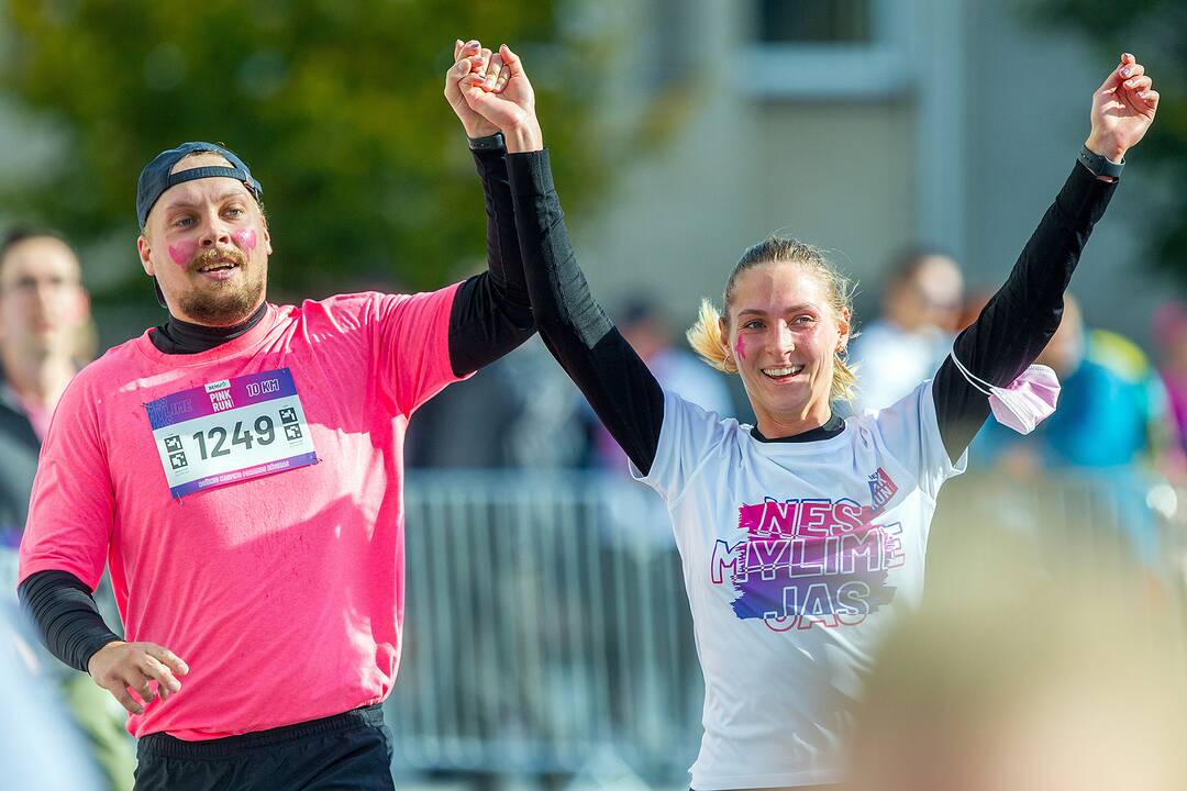 Rožinio kaspino bėgimas „Pink Run su BENU 2021“