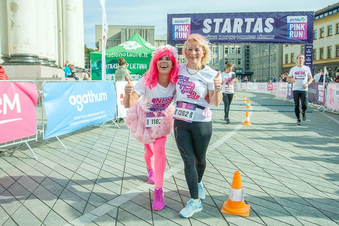 Rožinio kaspino bėgimas „Pink Run su BENU 2021“