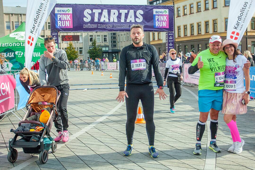 Rožinio kaspino bėgimas „Pink Run su BENU 2021“