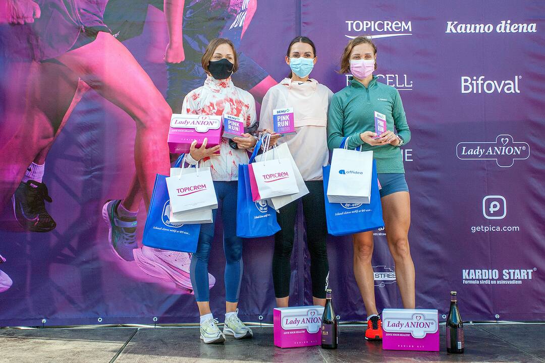 Rožinio kaspino bėgimas „Pink Run su BENU 2021“