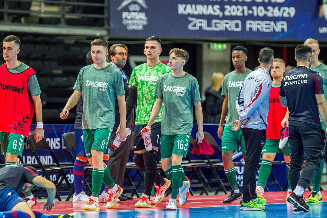 „Kauno Žalgiris“ – „Levante“ 1:4 | Futsalas. UEFA ČL