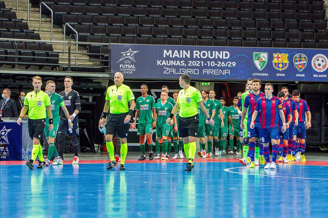 „Kauno Žalgiris“ – „Levante“ 1:4 | Futsalas. UEFA ČL