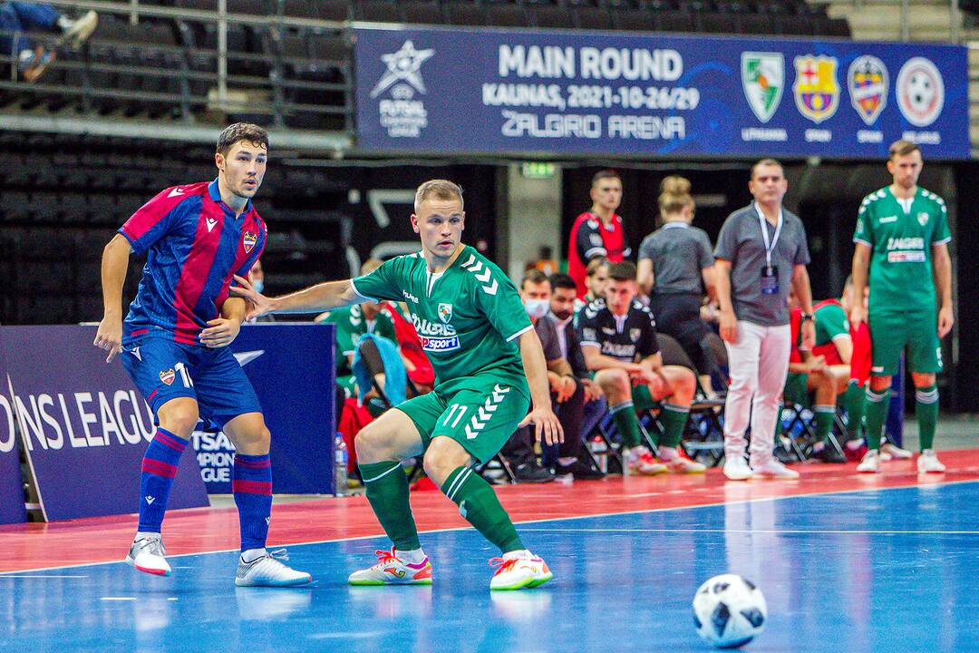 „Kauno Žalgiris“ – „Levante“ 1:4 | Futsalas. UEFA ČL