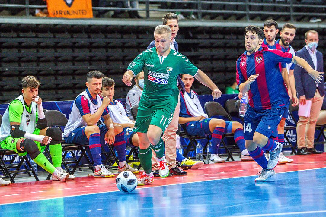 „Kauno Žalgiris“ – „Levante“ 1:4 | Futsalas. UEFA ČL