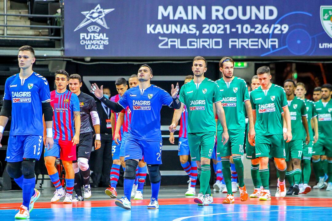 „Žalgiris“ – „Barca“ 1:7 | UEFA Futsalo ČL
