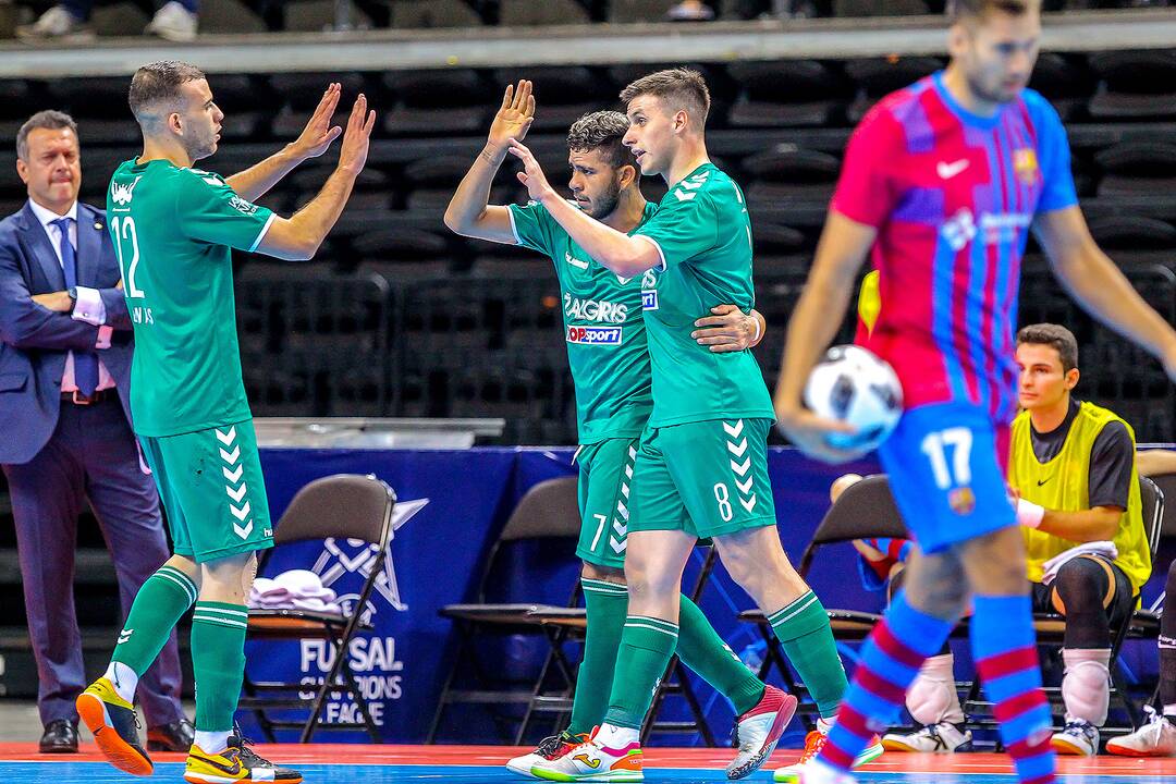 „Žalgiris“ – „Barca“ 1:7 | UEFA Futsalo ČL