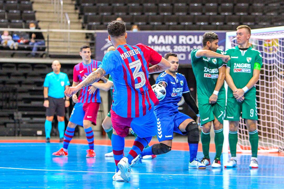 „Žalgiris“ – „Barca“ 1:7 | UEFA Futsalo ČL