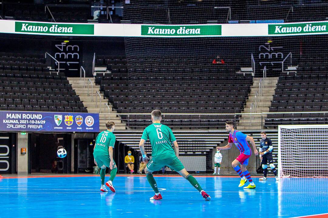 „Žalgiris“ – „Barca“ 1:7 | UEFA Futsalo ČL