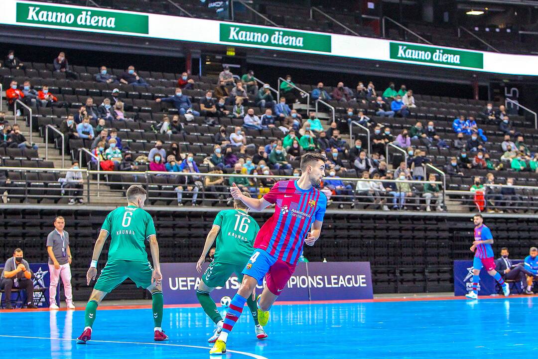 „Žalgiris“ – „Barca“ 1:7 | UEFA Futsalo ČL