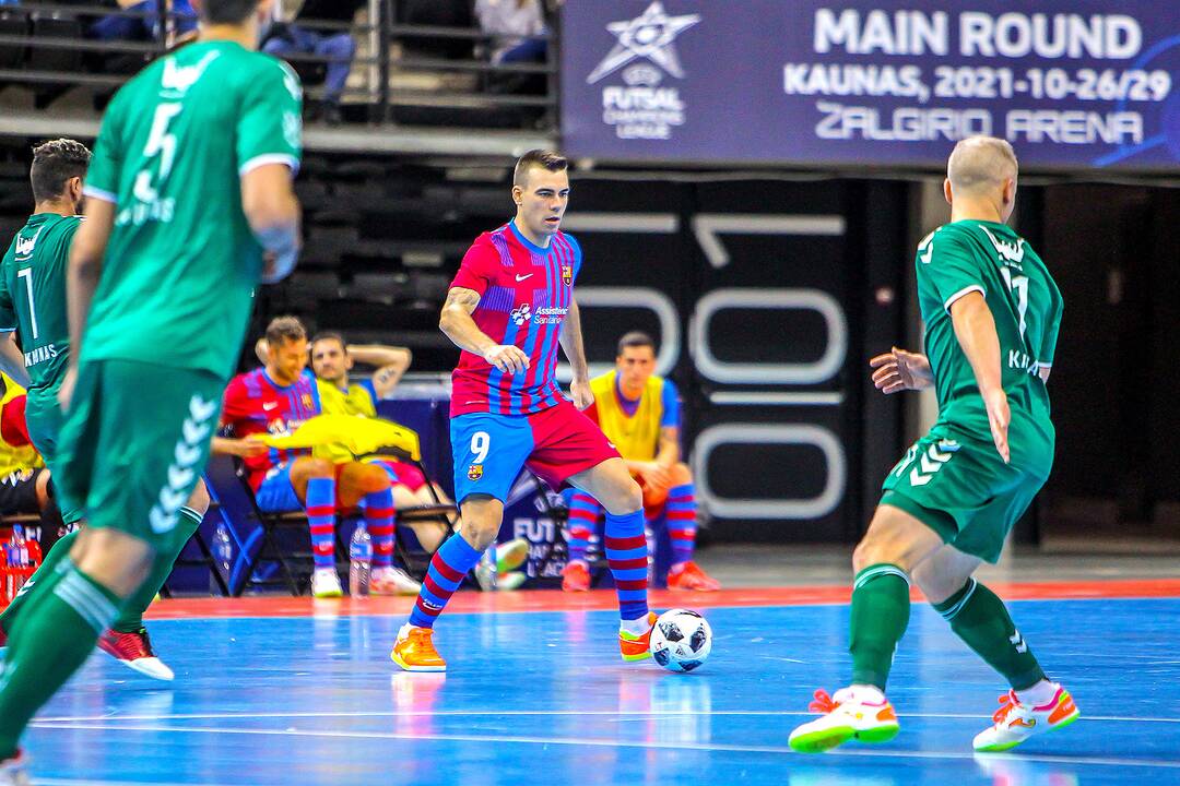 „Žalgiris“ – „Barca“ 1:7 | UEFA Futsalo ČL