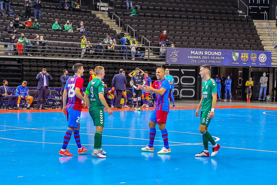 „Žalgiris“ – „Barca“ 1:7 | UEFA Futsalo ČL