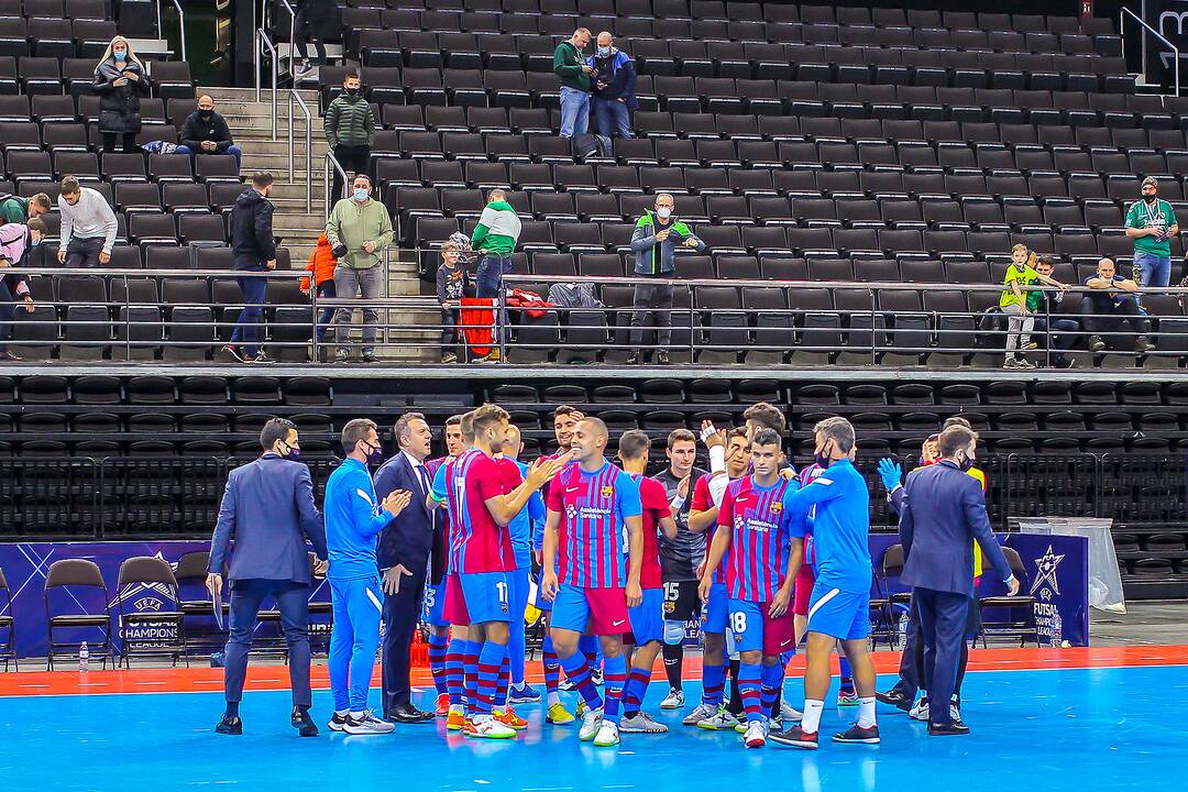 „Žalgiris“ – „Barca“ 1:7 | UEFA Futsalo ČL