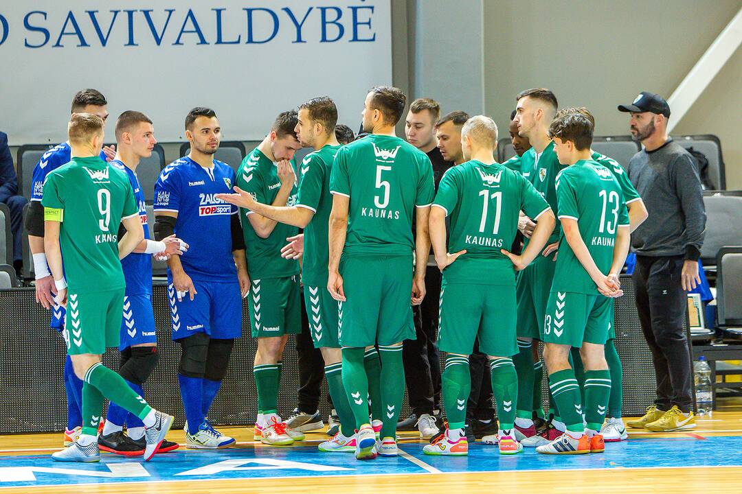 „Kauno Žalgiris“ – „Turbotransfers“ 4:2 | Futsalo A lyga